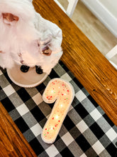 Load image into Gallery viewer, Candy Cane Wooden Bowl Candle
